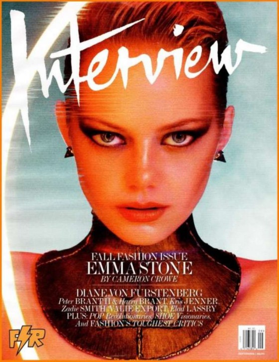 Emma Stone in Interview Magazine